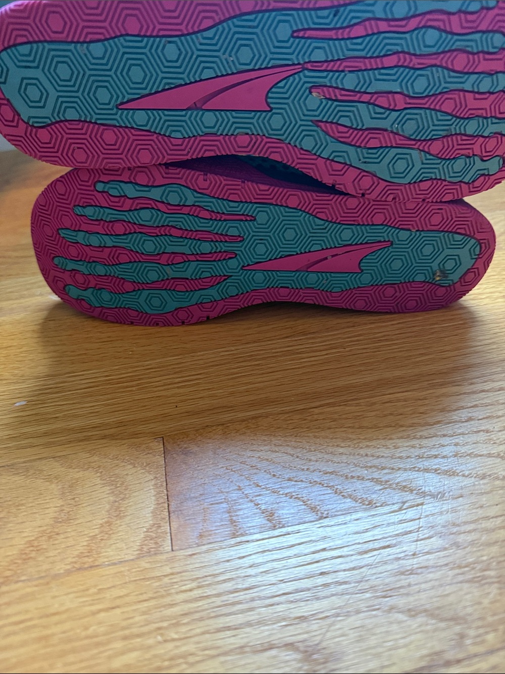 Altra Women's Athletic Shoes in Teal and Pink - Picture 4 of 5